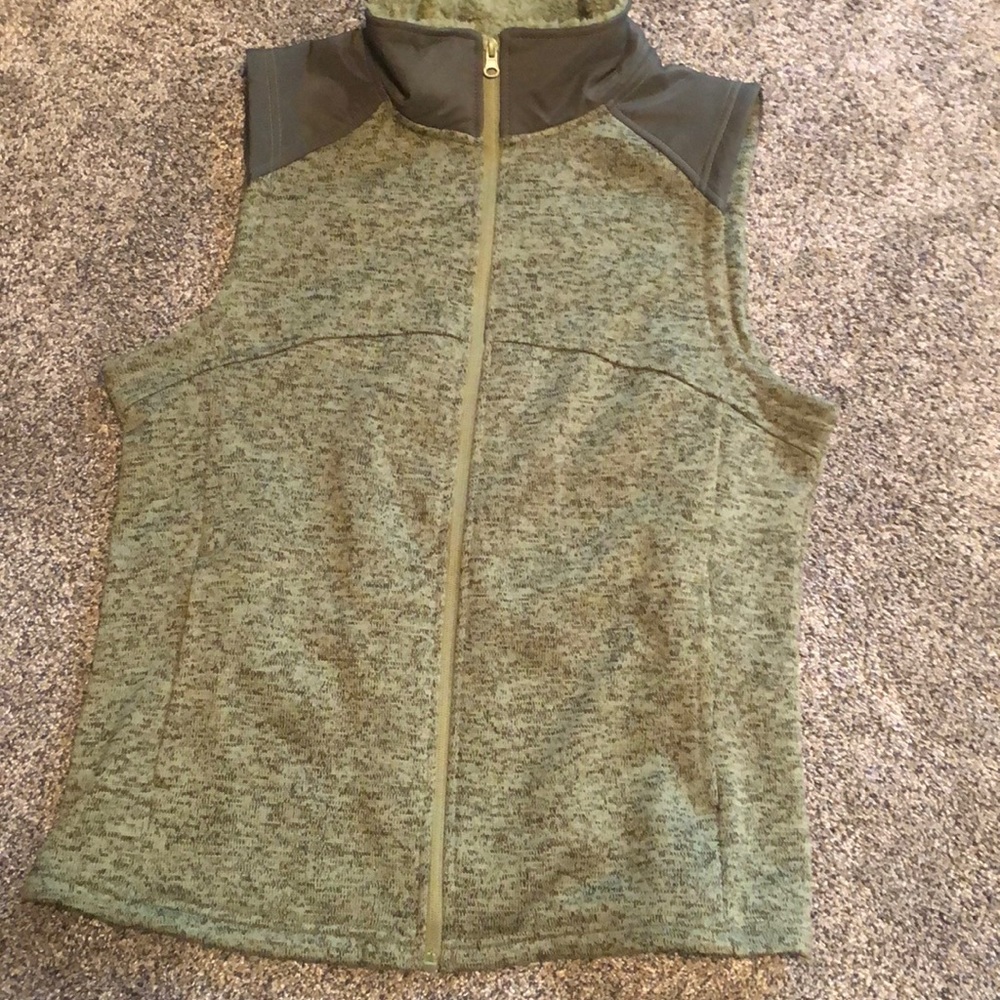 Faded glory dark green vest